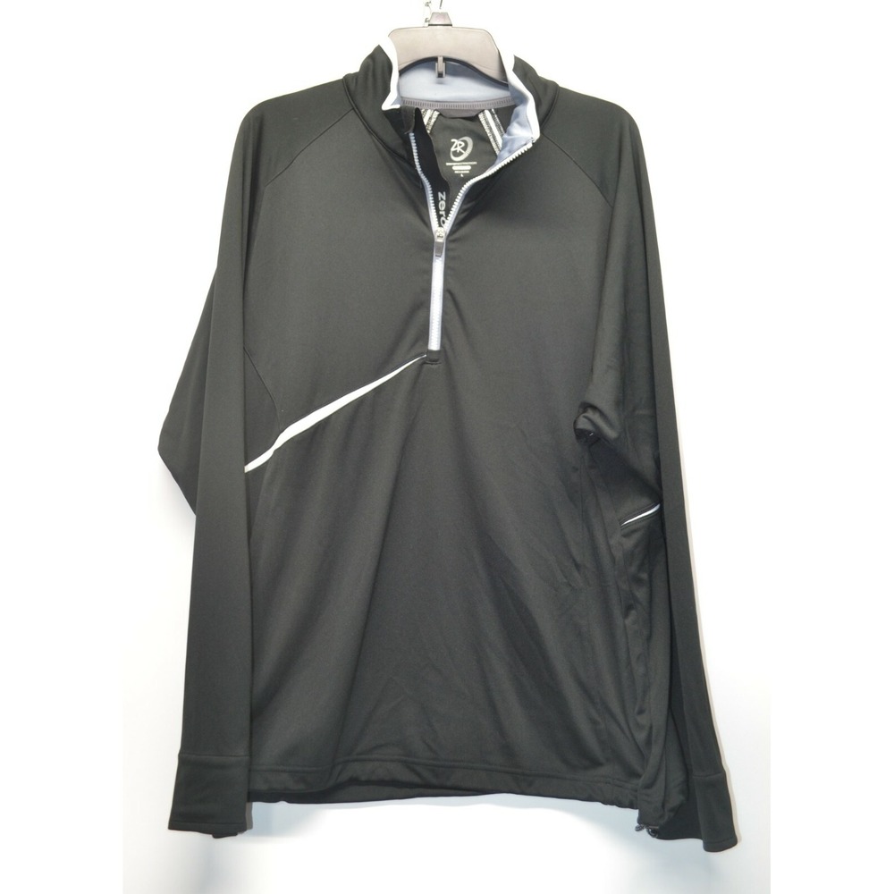 Zero Restriction Tour Series Large Black 1/2 Zip Long Sleeve Jacket (G7)